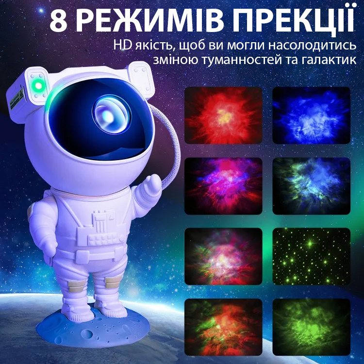 Ночник-проектор UFT звездного неба (UFTastronaut1) Мощность 5