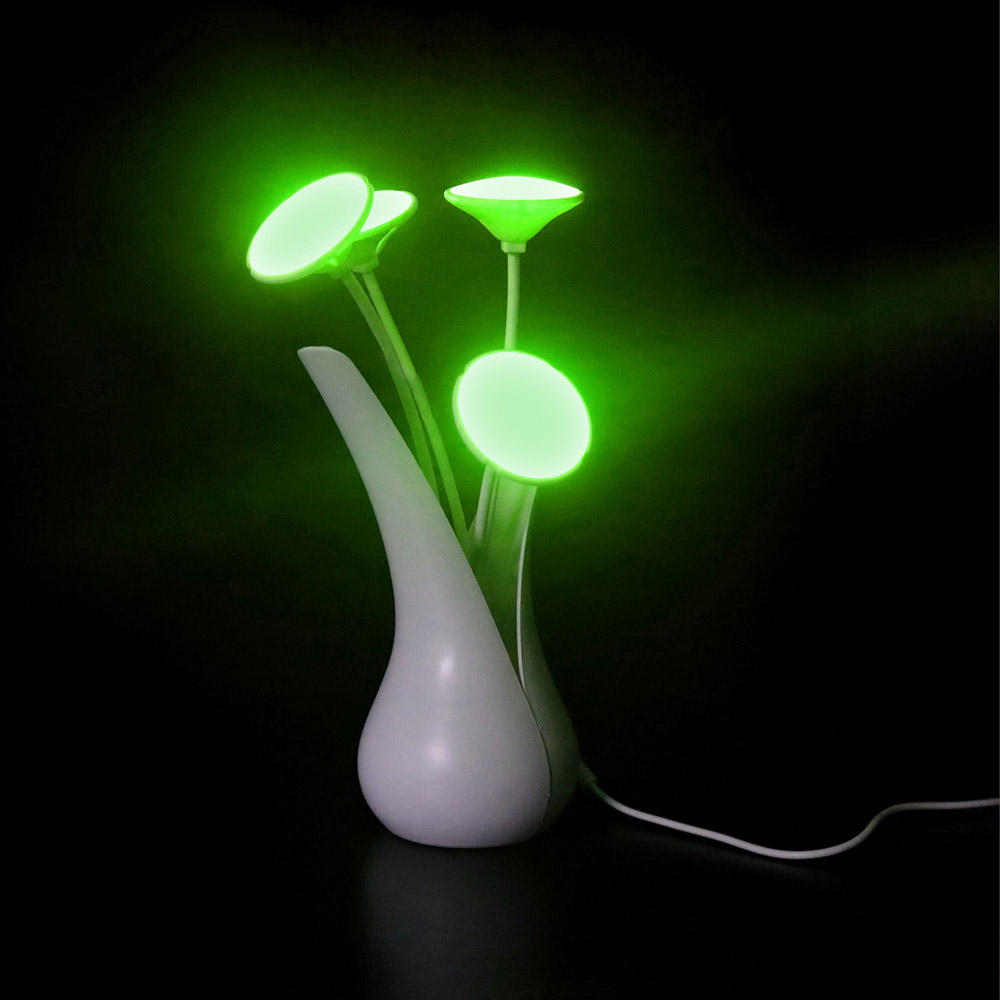 Ночник UFT Цветок Green (UFTFNGreen) Тип питания USB-порт