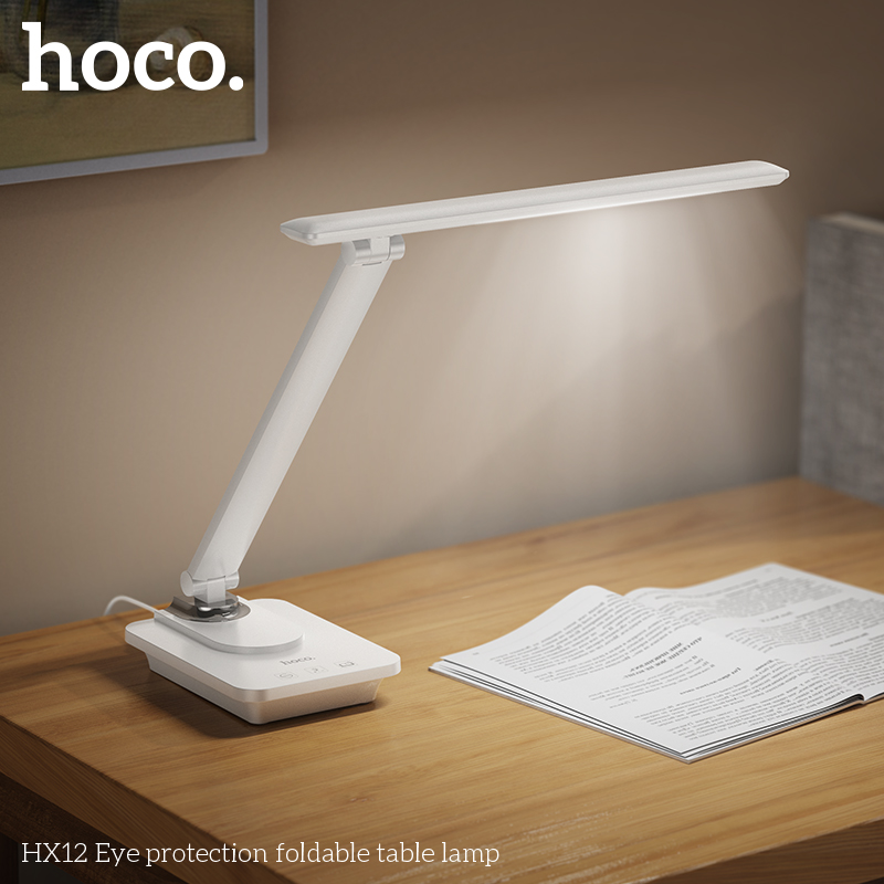 Замовити Настільна лампа HOCO HX12 Eye White (6942007646642)