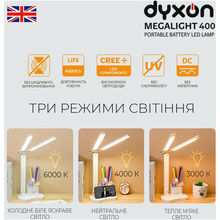 Настільна лампа DYXON Megalight 400 Double White (DXNLMGLGT400DW)
