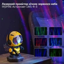 Ночник-проектор INSPIRE Астронавт (LWS-R-3)