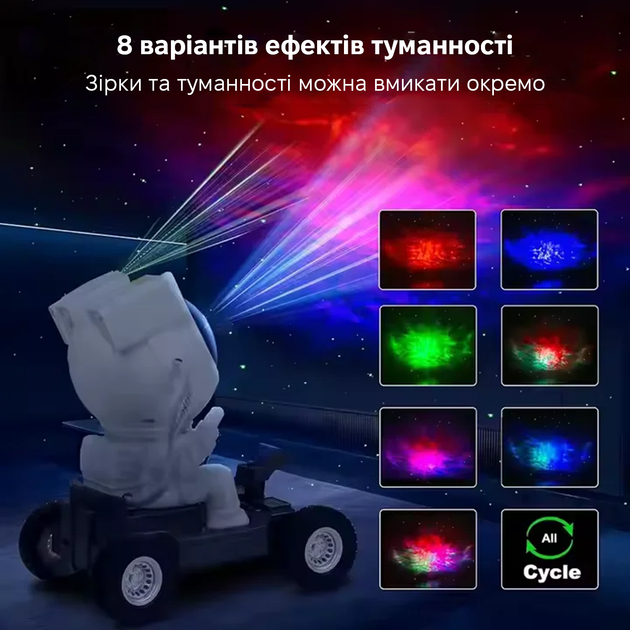 Замовити Ночник-проектор INSPIRE Місяць (LWS-R-15)