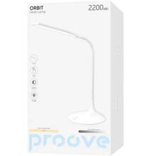 Настільна лампа PROOVE Orbit 2200 mAh White (DLMP07002002) Настільна лампа PROOVE Orbit 2200 mAh White (DLMP07002002)