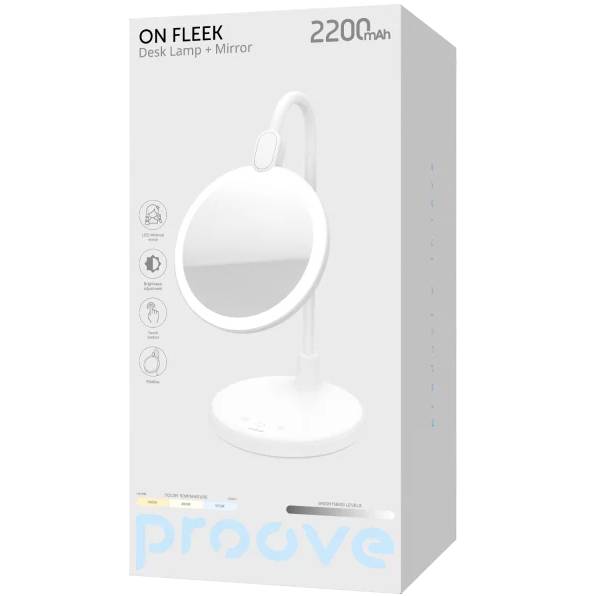 Настільна лампа PROOVE On Fleek 2200mAh White (DLMM22000202) Тип живлення акумулятор