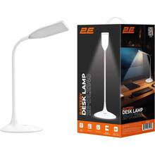 Настільна лампа 2E 7Вт 3000K 4000K 5700K 2200мАг USB-A без БП White (2E-DL2240)