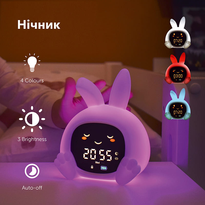 Фото 15 Ночник-часы ZAZU SARAH САРА (ZA-SARAH-01)