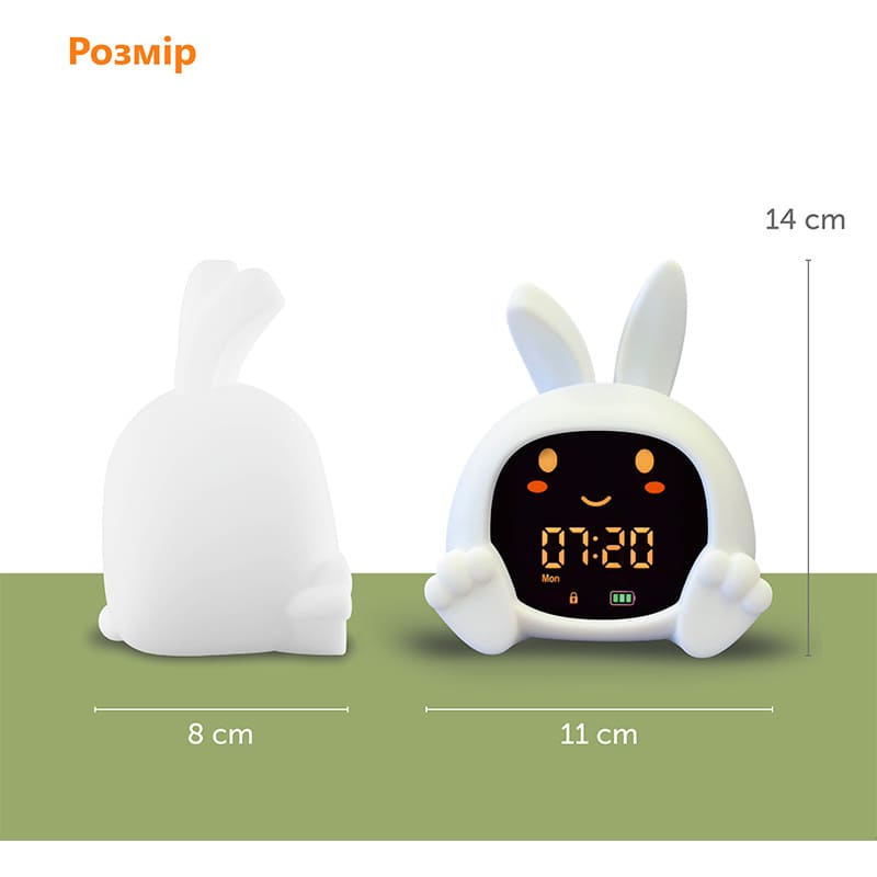 Ночник-часы ZAZU SARAH САРА (ZA-SARAH-01) Тип питания USB-порт