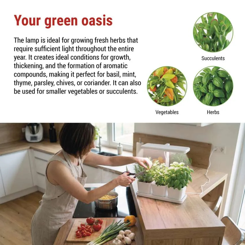 Фото 21 Фітолампа для рослин EMOS LED 7 W (Z7904)