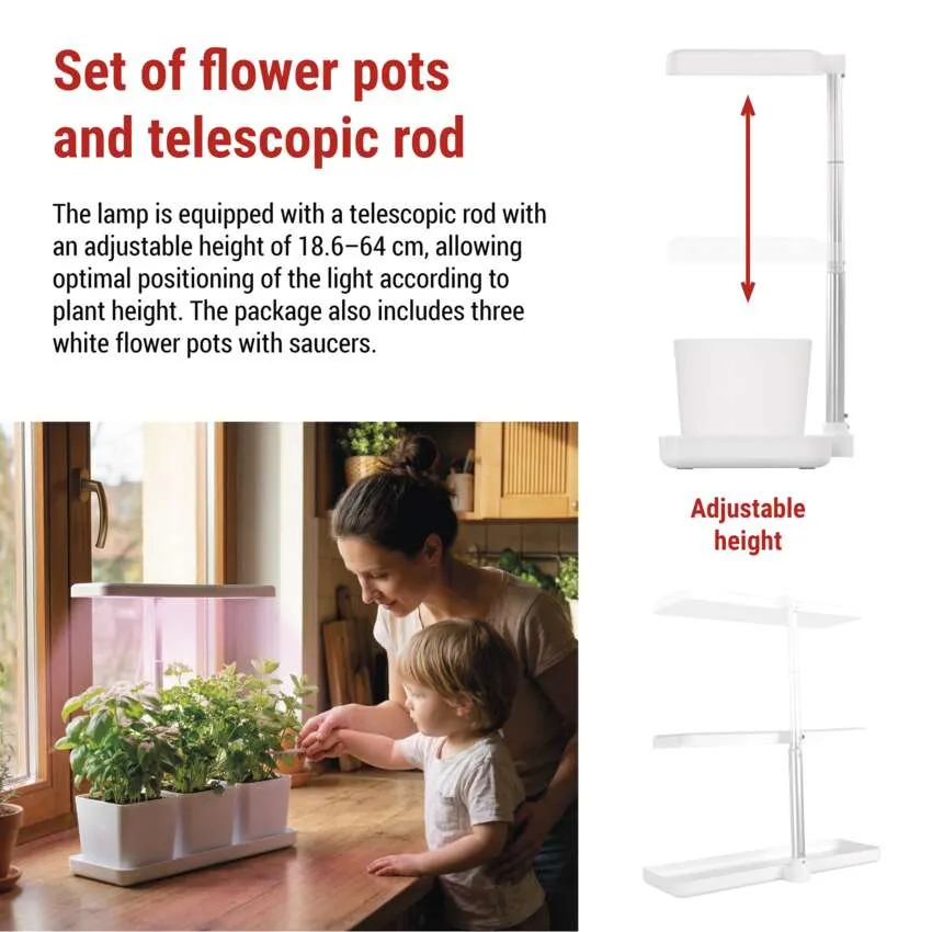 Фото 20 Фітолампа для рослин EMOS LED 7 W (Z7904)