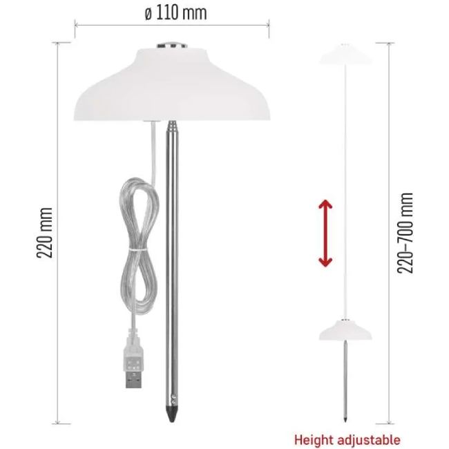 Фітолампа для рослин EMOS Z7901 White Кількість джерел світла 15