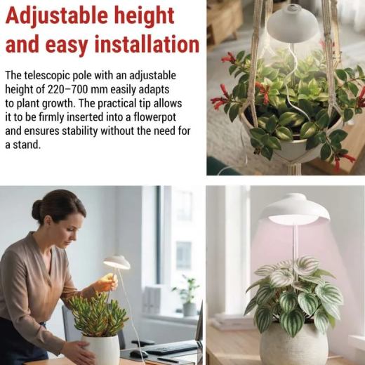 Зображення Фітолампа для рослин EMOS Z7901 White