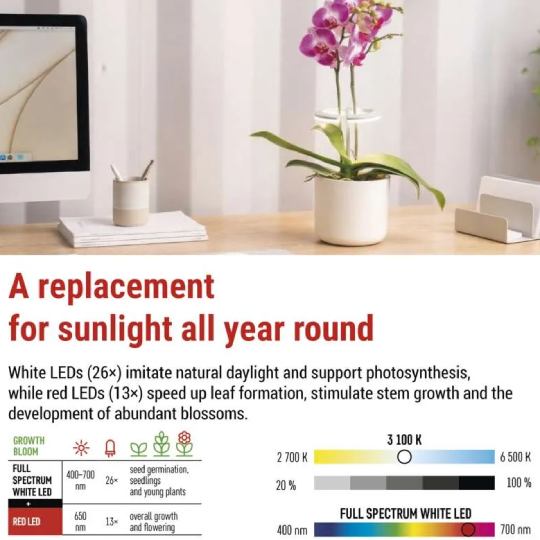 Покупка Фітолампа для рослин EMOS Z7902 White