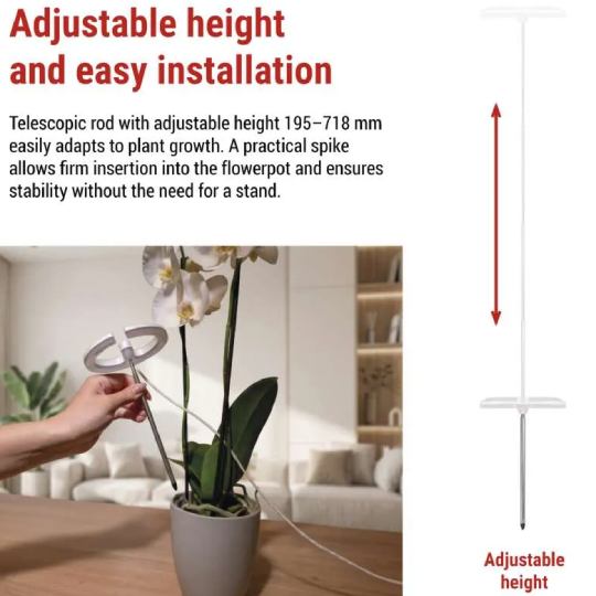 Зображення Фітолампа для рослин EMOS Z7902 White