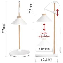 Фитолампа для растений EMOS Z7905 White