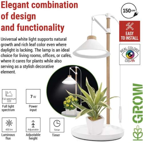 В интернет магазине Фитолампа для растений EMOS Z7905 White