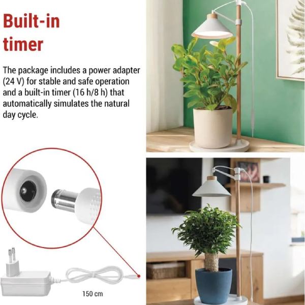 Фото 15 Фитолампа для растений EMOS Z7905 White