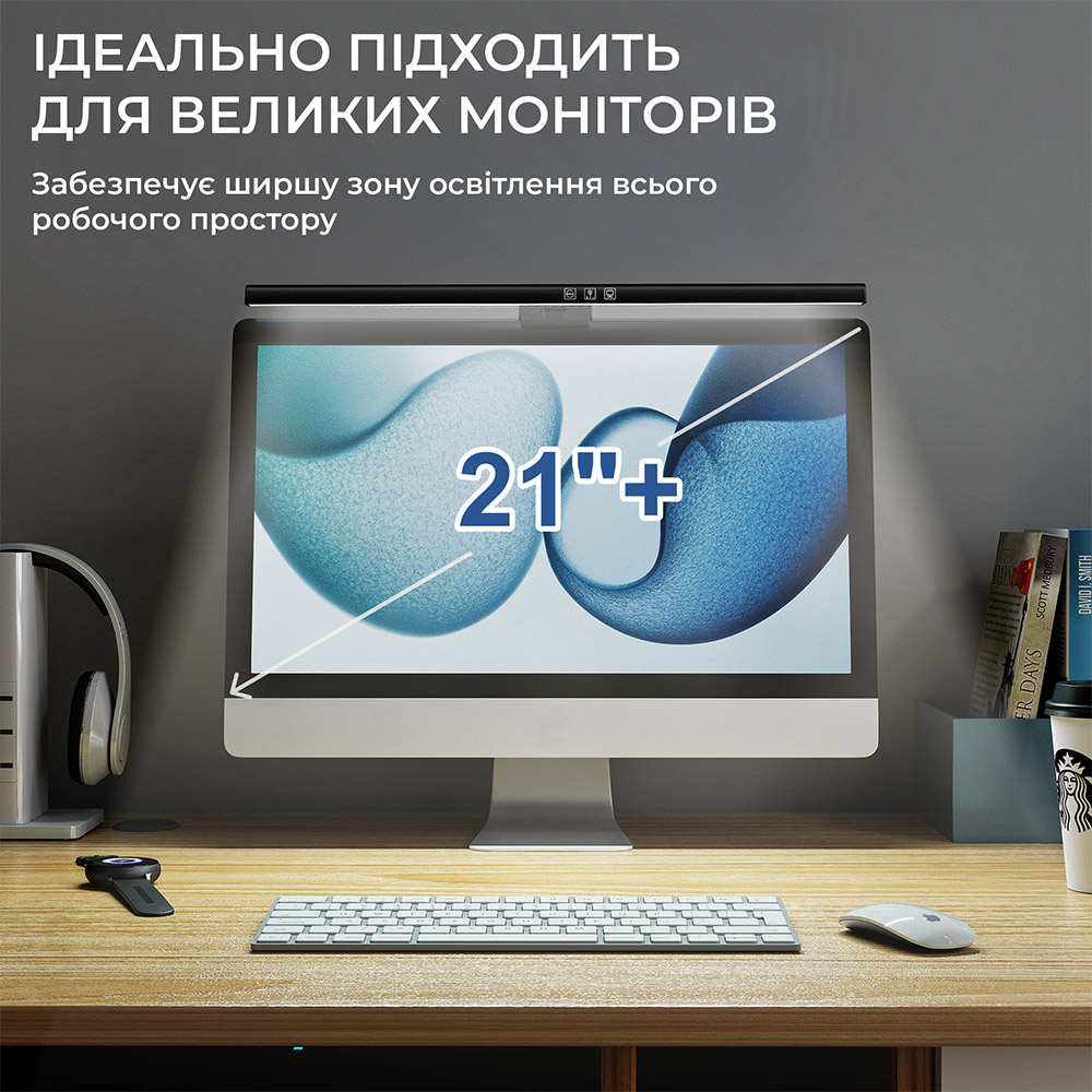 В интернет магазине Лампа для монитора OFFICEPRO SL050B 5W 3200 - 6800К USB 5V
