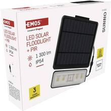 Светодиодный солнечный прожектор EMOS 1300 лм 4000K (ZG112S)