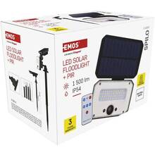 Світлодіодний сонячний прожектор EMOS 1500 лм 4000K (ZG132S)