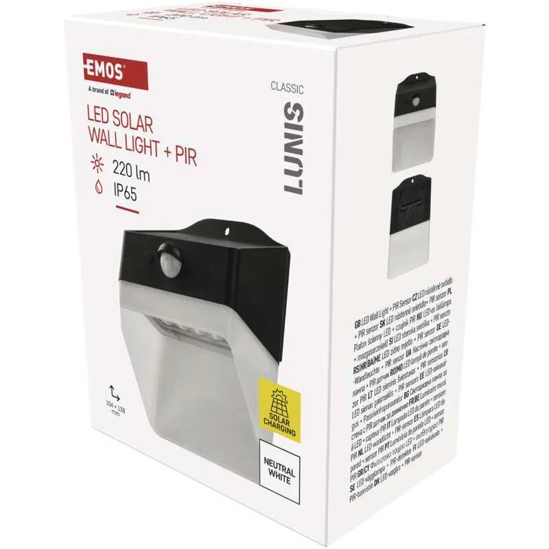 В інтернет магазині Світлодіодний сонячний світильник EMOS 220 лм 4000K (ZG151S)