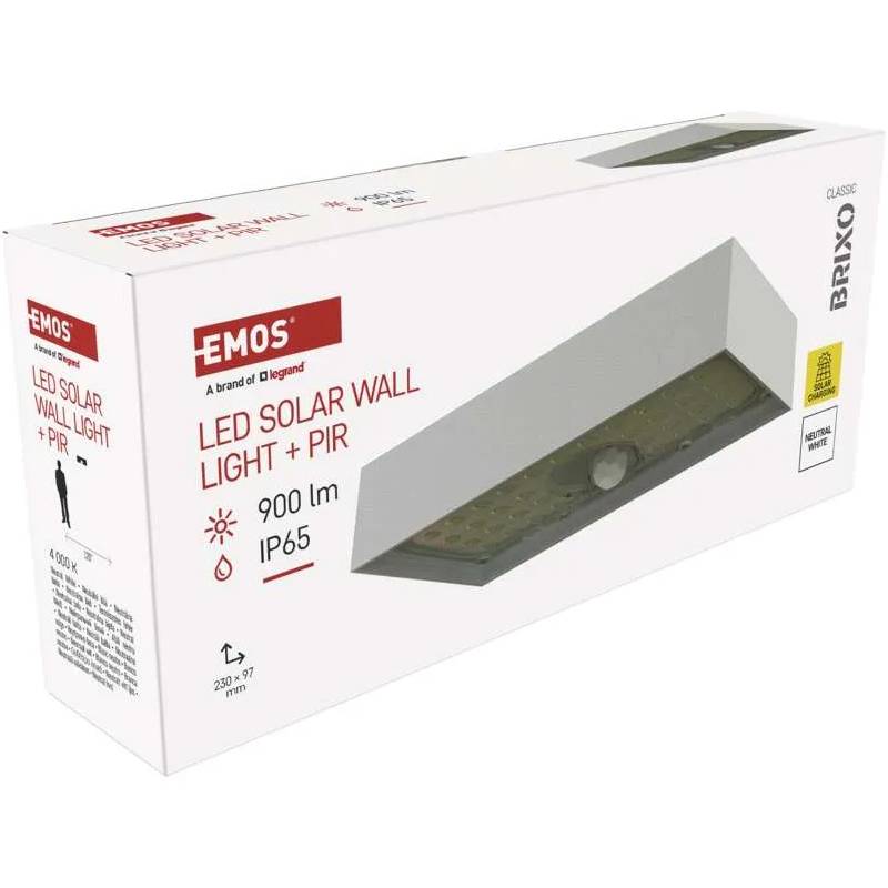 В Україні Світлодіодний сонячний світильник EMOS 900 лм 4000K