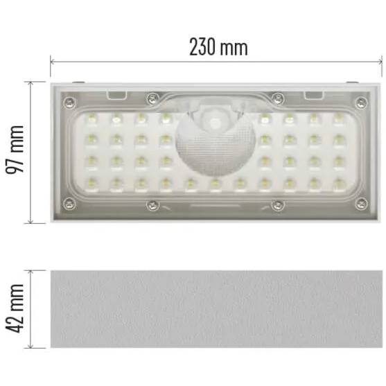 Зовнішній вигляд Світлодіодний сонячний світильник EMOS 900 лм 4000K