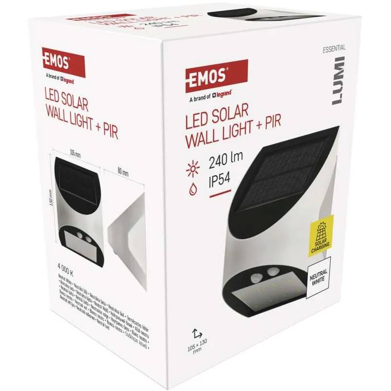 В інтернет магазині Світлодіодний сонячний світильник EMOS 240 лм 4000K (ZG172S)