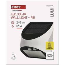 Світлодіодний сонячний світильник EMOS 240 лм 4000K (ZG172S)