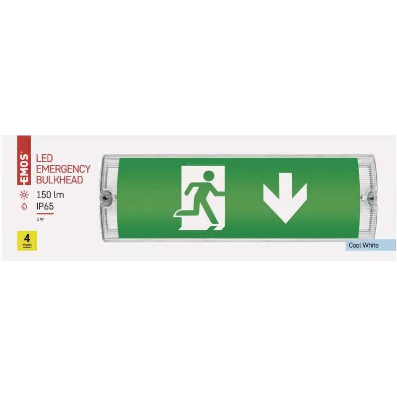 Замовити Світильник світлодіодний аварійний EMOS 3Вт (ZN1110)