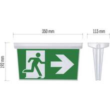 Світильник світлодіодний аварійний EMOS Вихід (ZN1112)