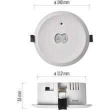 Світильник світлодіодний аварійний EMOS 3Вт (ZN1310)