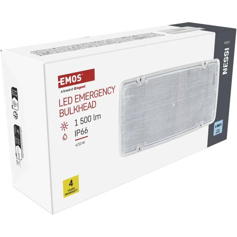 Огляд Світильник аварійний EMOS 10Вт (ZN1120)