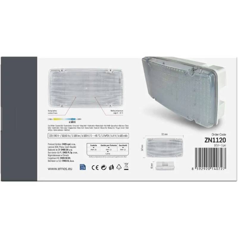 В інтернет магазині Світильник аварійний EMOS 10Вт (ZN1120)