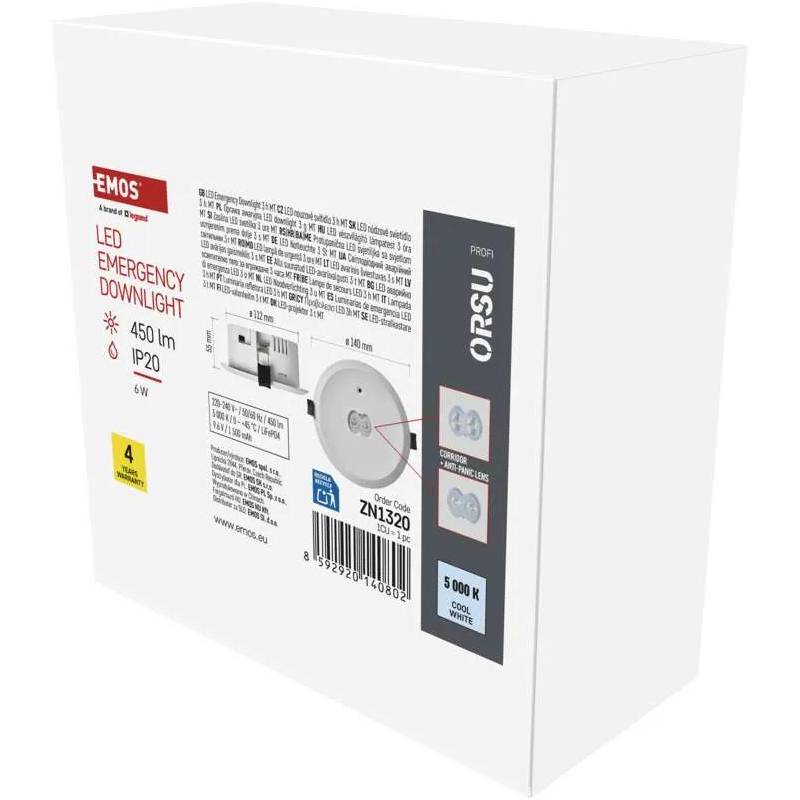 У Фокстрот Світильник світлодіодний EMOS 6Вт (ZN1320)