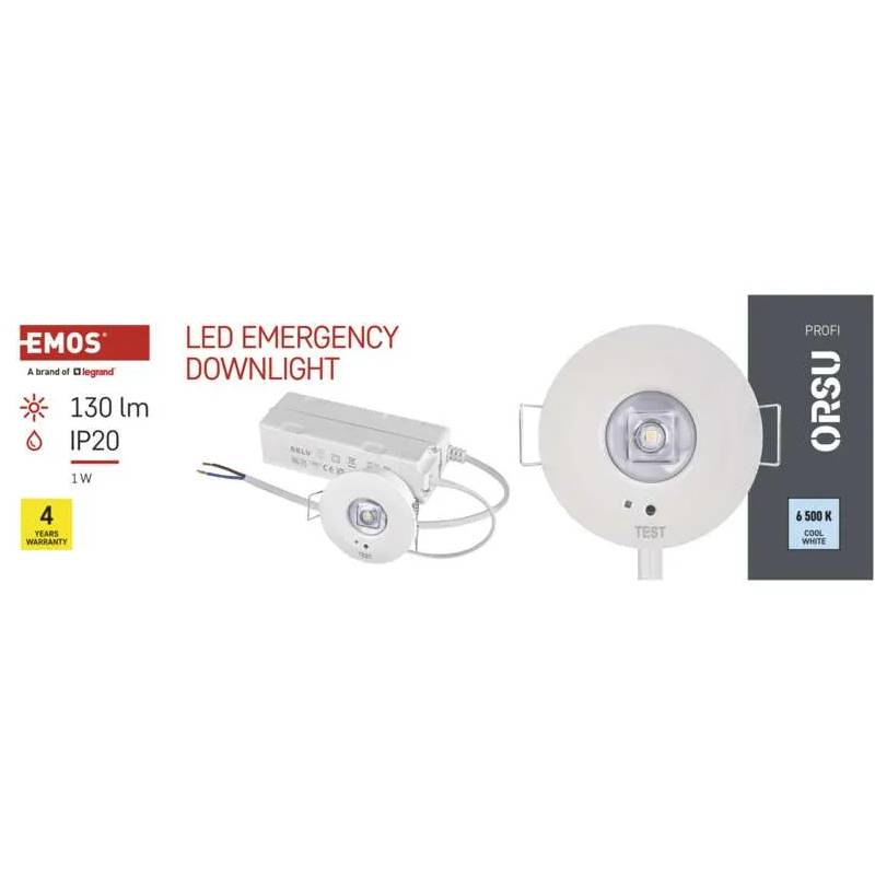 В інтернет магазині Світильник світлодіодний EMOS 1Вт (ZN1330)