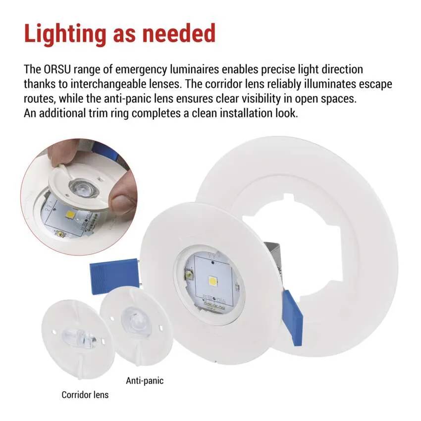 Фото 17 Світильник світлодіодний аварійний EMOS 2Вт (ZN1340)