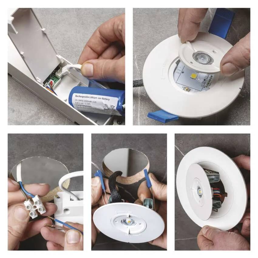 Фото 14 Світильник світлодіодний аварійний EMOS 2Вт (ZN1340)