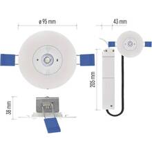 Світильник світлодіодний аварійний EMOS 2Вт (ZN1340)