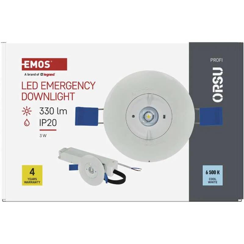 У Фокстрот Світильник світлодіодний аварійний EMOS 2Вт (ZN1340)