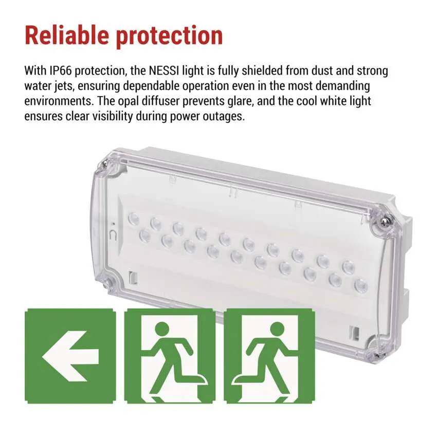 Фото 16 Світильник світлодіодний аварійний EMOS 3Вт (ZN2120)