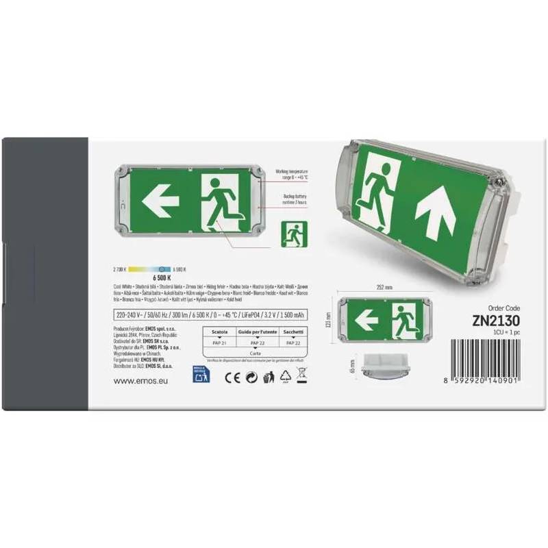 У Фокстрот Світильник світлодіодний аварійний EMOS 4 Вт (ZN2130)