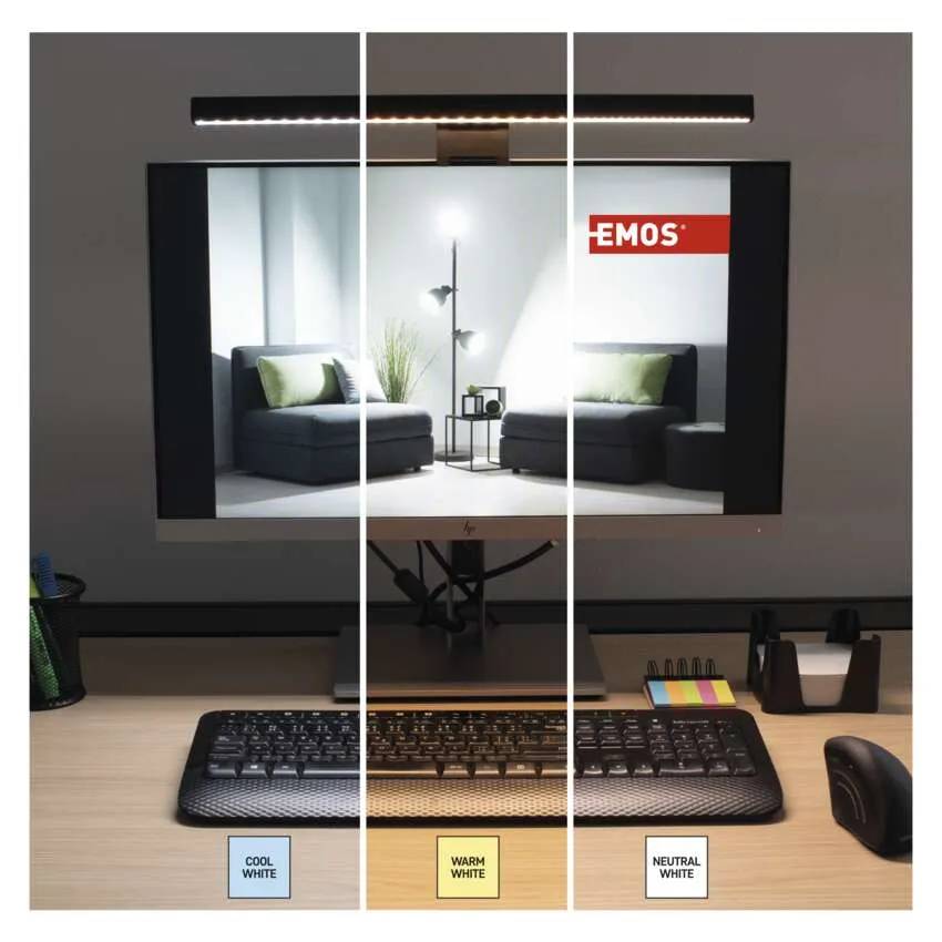 Огляд Лампа для монітора EMOS LED 200 Лм 5,6Вт (Z7617)