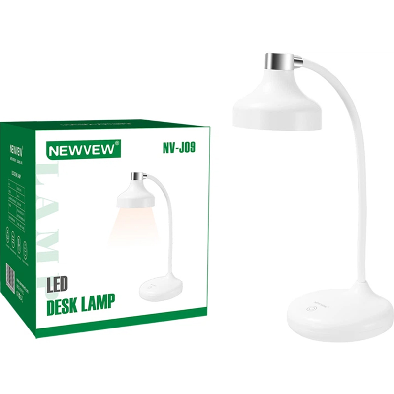 Внешний вид Настольная лампа NEWVEW NV-J09 35см 1200mAh White (NWVW-NV-J09-WH)