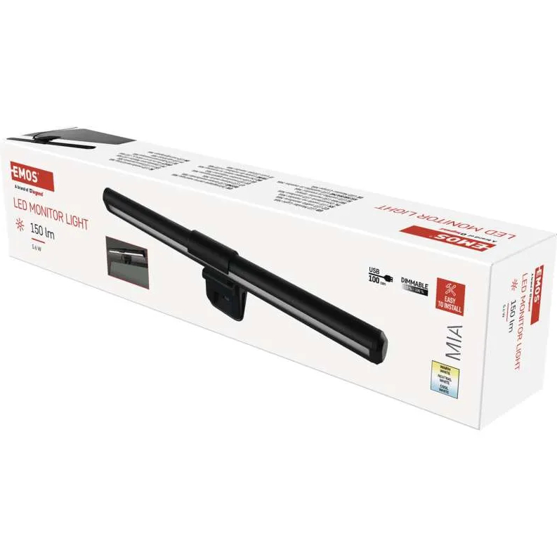 Лампа для монитора EMOS LED 150 Lm 5,6 W (Z7625) Тип питания USB-порт