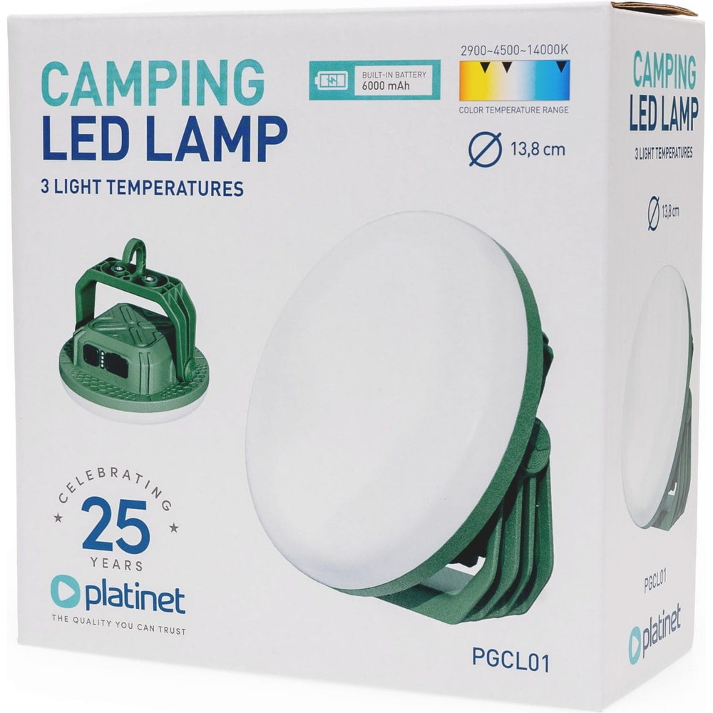 Заказать Лампа PLATINET Camping Emergency Light LED 13,5W 6000 mAh (PGCL01)