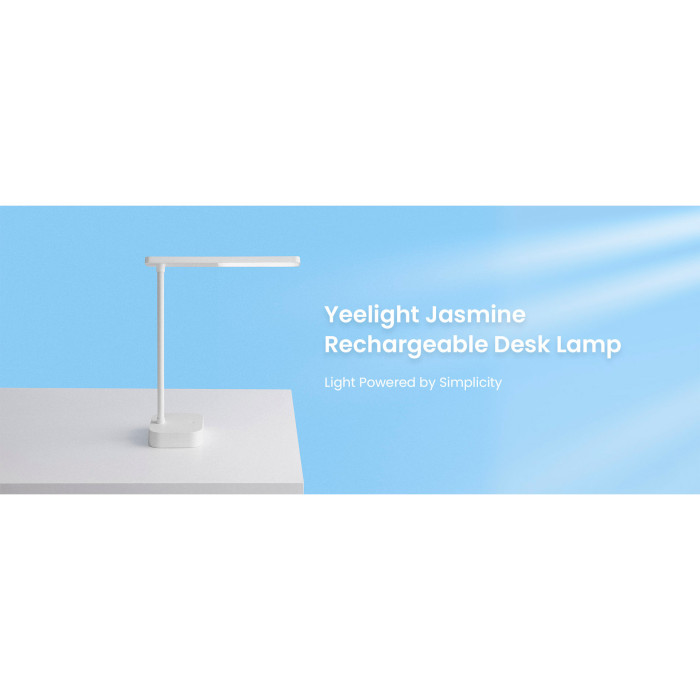 Настільна лампа YEELIGHT Jasmine Rechargeable Desk Lamp 5000K White (YLYTD-0039) Ємність акумулятора 1200