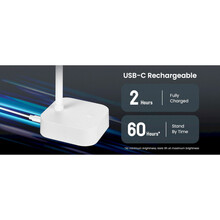 Настільна лампа YEELIGHT Jasmine Rechargeable Desk Lamp 5000K White (YLYTD-0039)