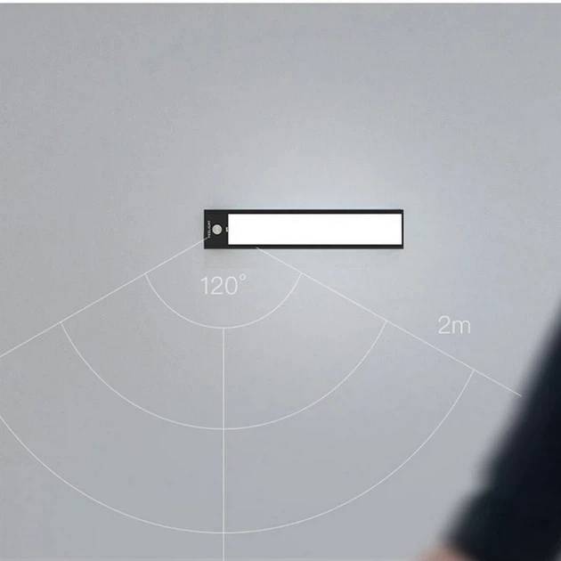 Зовнішній вигляд Світильник YEELIGHT Motion Sensor Closet Light A60 2700K Silver (YLCG006_SL)