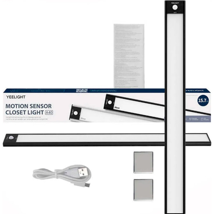 Світильник YEELIGHT Motion Sensor Closet Light A40 4000K Black (YLBGD-0045) Тип живлення акумулятор