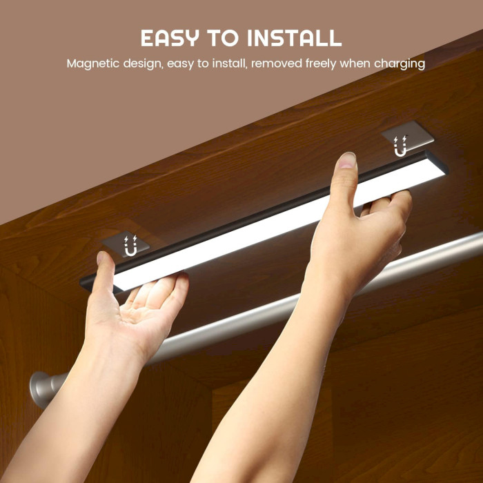 Покупка Світильник YEELIGHT Motion Sensor Closet Light A40 4000K Black (YLBGD-0045)